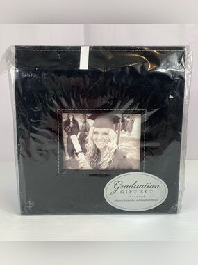 Graduation Gift Set Memory Keeper Box & Scrapbook Album New Seasons Photo Album